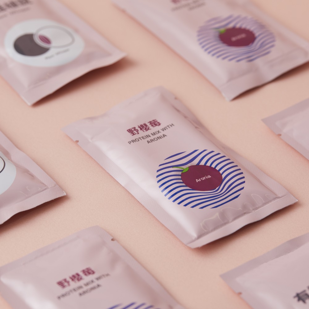 嫣紅野莓蛋白飲