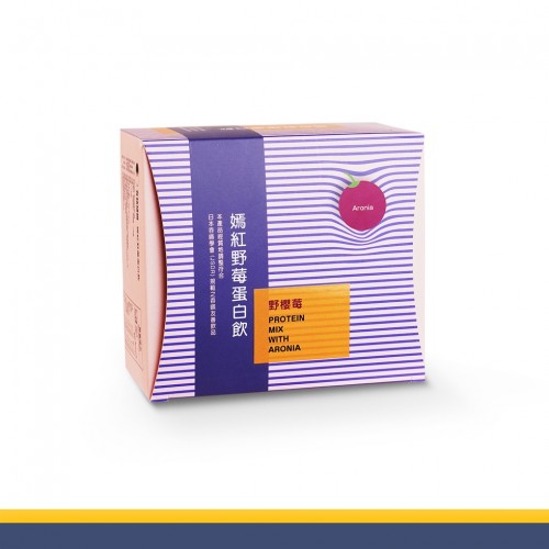 嫣紅野莓蛋白飲