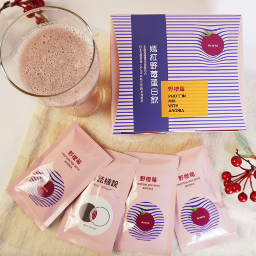 嫣紅野莓蛋白飲 嫣紅野莓蛋白飲